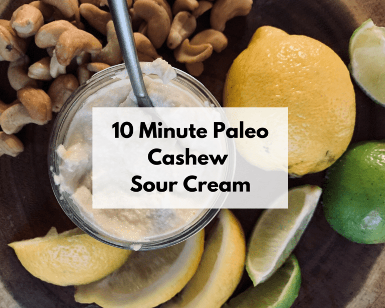 10 Minute Paleo Sour Cream