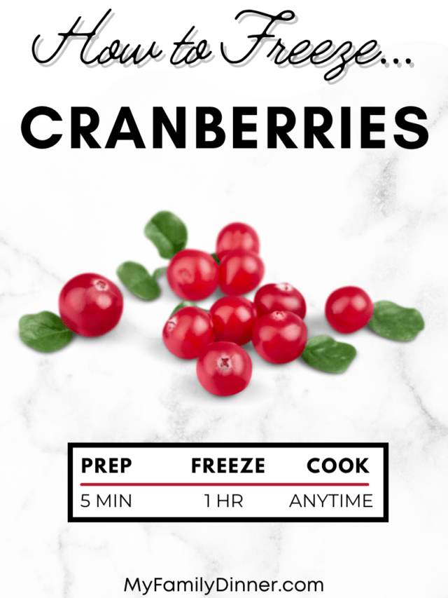 How to Freeze Fresh Cranberries