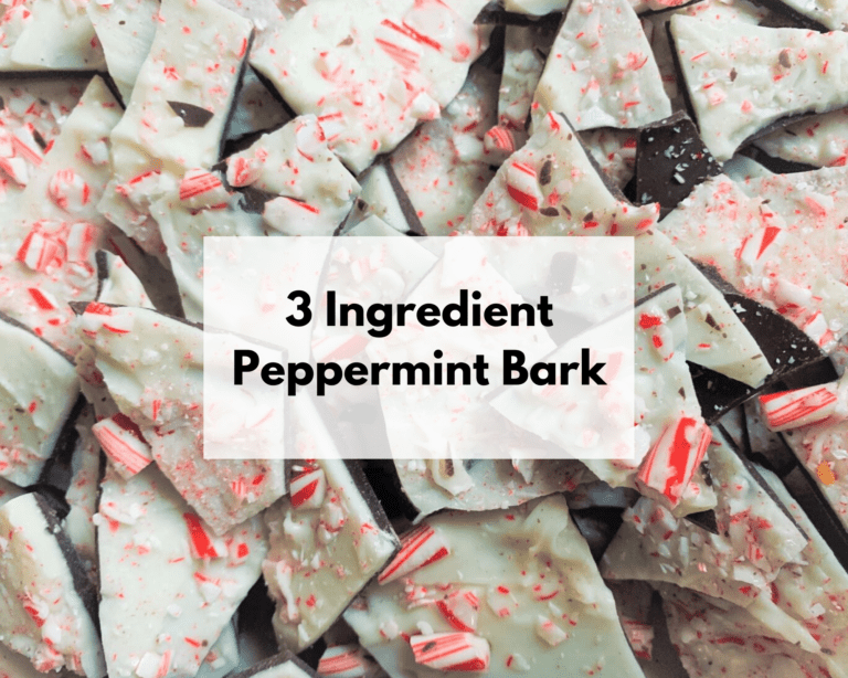 3-Ingredient Peppermint Bark