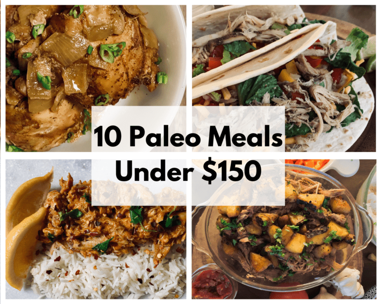 10 Paleo Meals Under $150