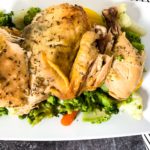 Whole Roasted Chicken Recipe | Slow Cooker Whole Roasted Chicken | Homecooked Whole Chicken | Chicken Dinner