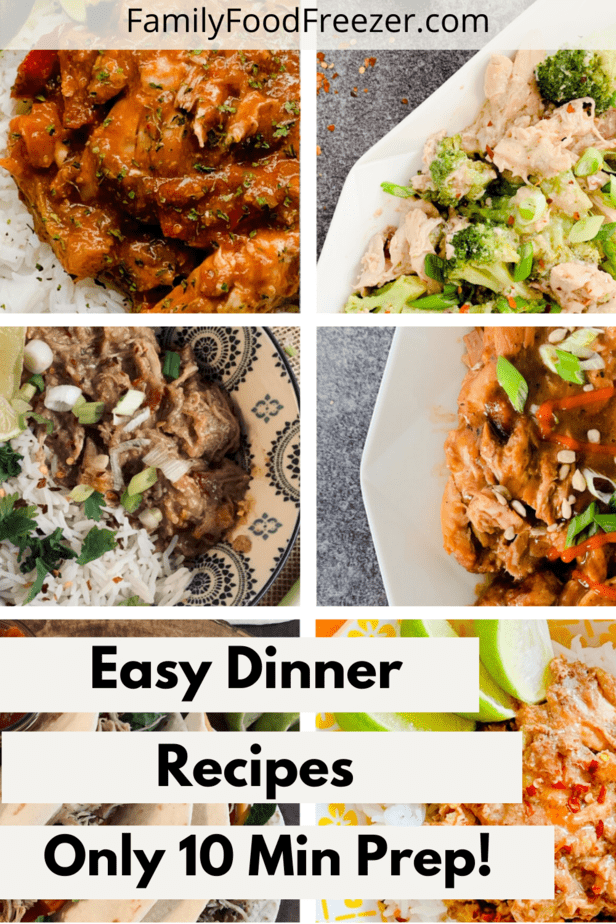 Easy Meals for Beginners (10 Min Prep) – My Family Dinner