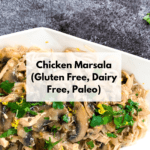 Creamy Chicken Marsala | Slow Cooker Chicken Marsala | Dairy Free Chicken Marsala | Chicken Marsala Recipe
