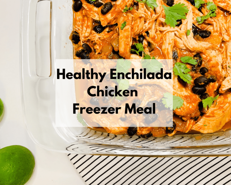 Slow Cooker Chicken Enchiladas Bowl Freezer Meal