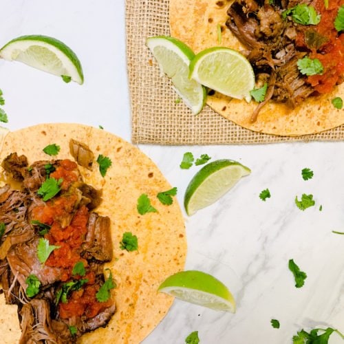 Mexican Shredded Beef Freezer Meal - Crockpot - My Family Dinner
