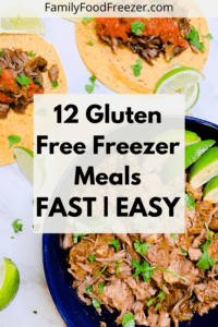 12 Gluten Free Freezer Meals | Gluten Free Freezer Meals Recipes