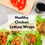 Healthy Chicken Lettuce Wraps Freezer Meal