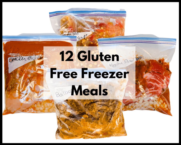 12 Gluten Free Freezer Meals