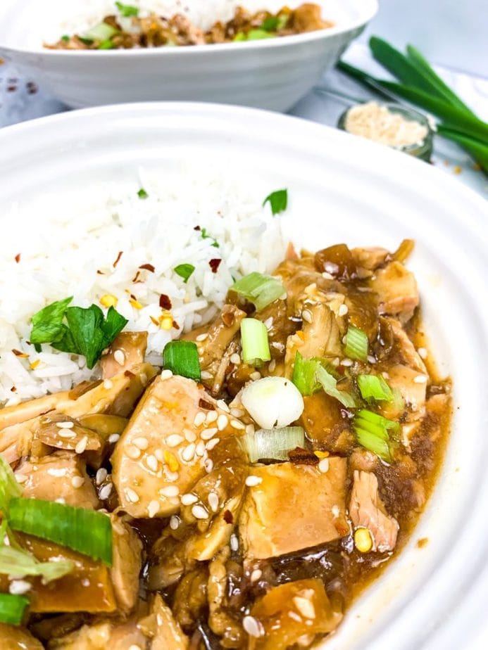 Healthy Teriyaki Chicken, slow cooker | Teriyaki Sauce | Healthy Teriyaki Chicken Bowl | Healthy Teriyaki Stir Fry | Healthy Teriyaki Chicken meal prep | Teriyaki Chicken Breast
